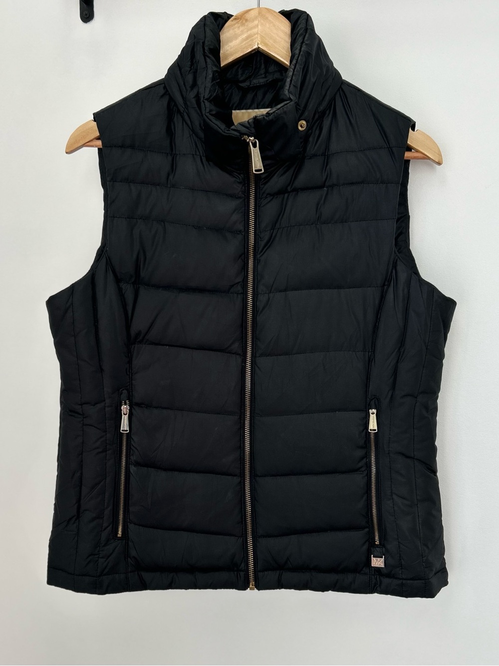 Michael Kors Black Down Puffer Vest Size M – 60% Down 20x25